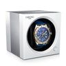 Chrono One Blanc Soyeux Mat et Aluminium